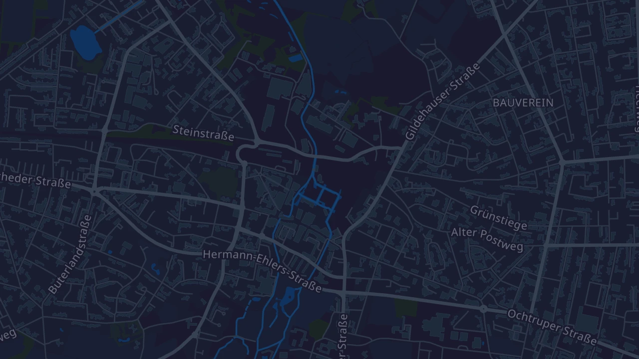 Karte von Gronau (Westfalen)
