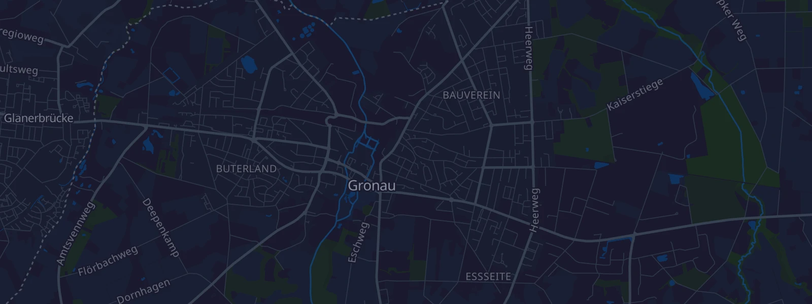Karte von Gronau