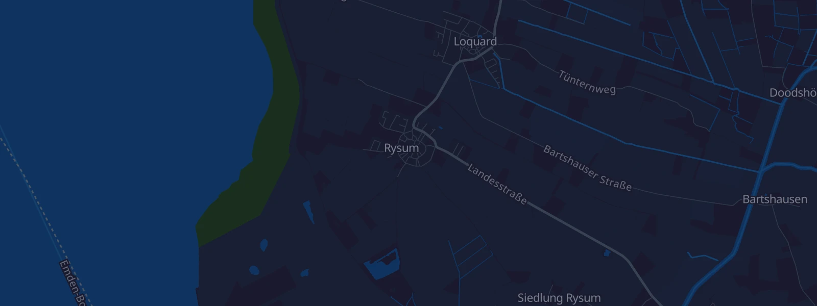 Karte von Rysum