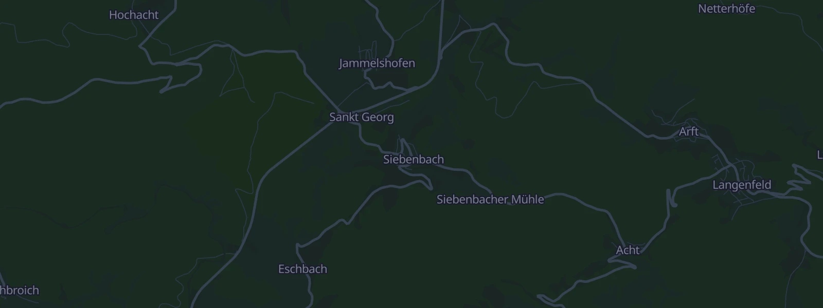 Karte von Siebenbach