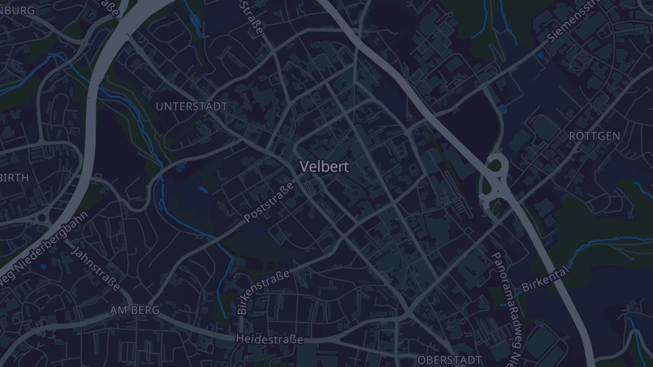Karte von Velbert