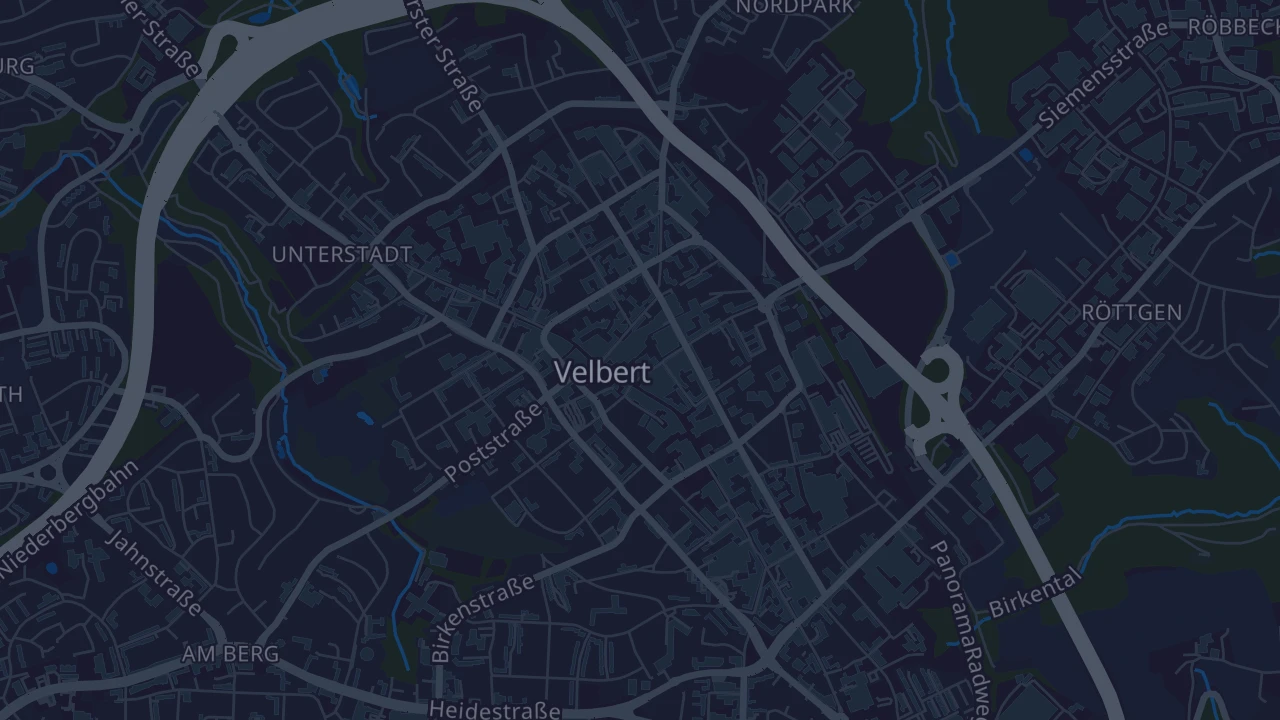 Karte von Velbert