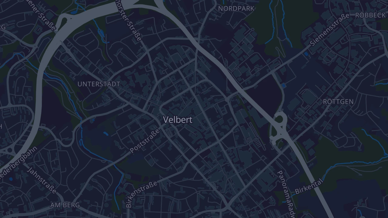 Karte von Velbert