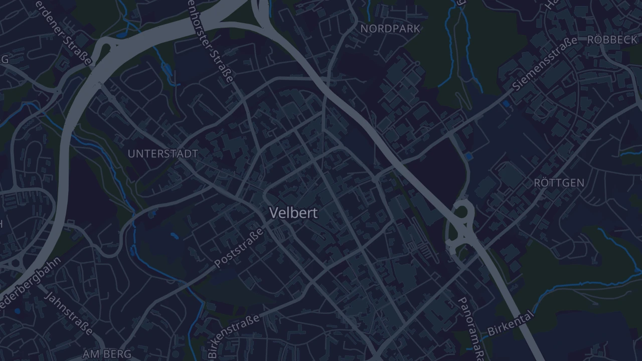 Karte von Velbert