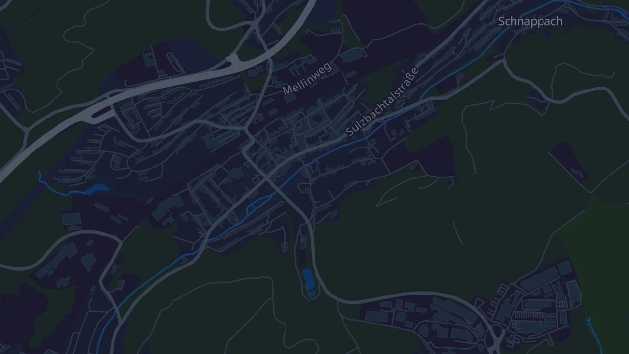 Karte von Sulzbach/Saar