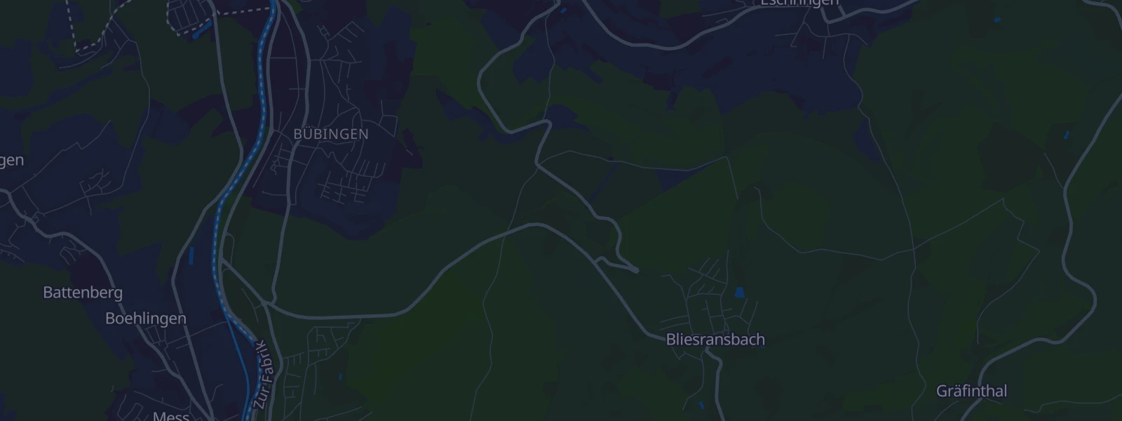 Karte von Kleinblittersdorf