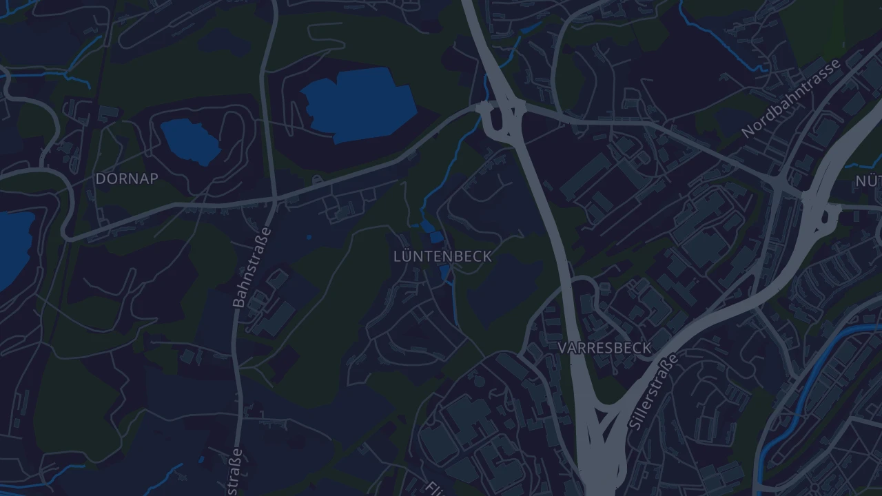 Karte von Wuppertal