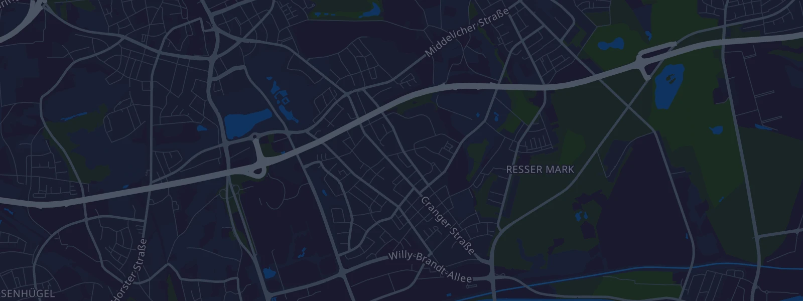 Karte von Gelsenkirchen