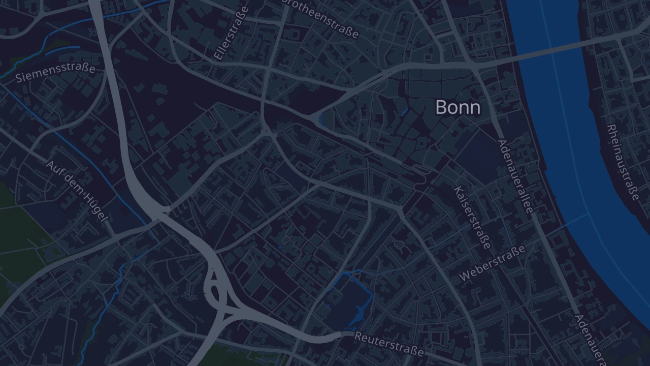Karte von Bonn