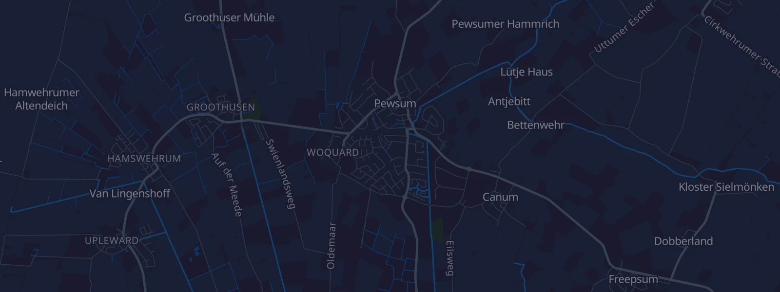 Karte von Krummhörn Pewsum