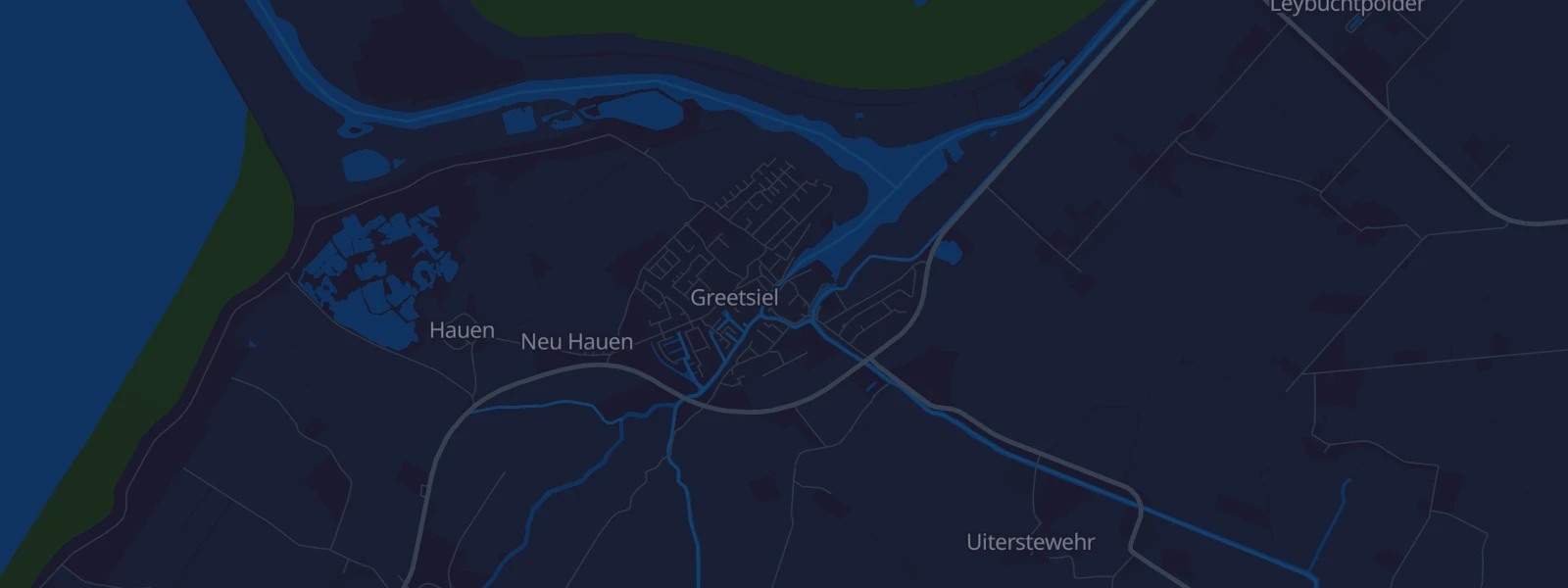 Karte von Krummhörn Greetsiel