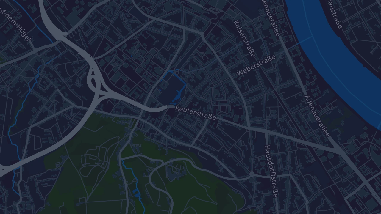 Karte von Bonn