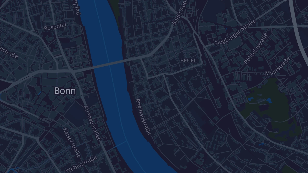 Karte von Bonn
