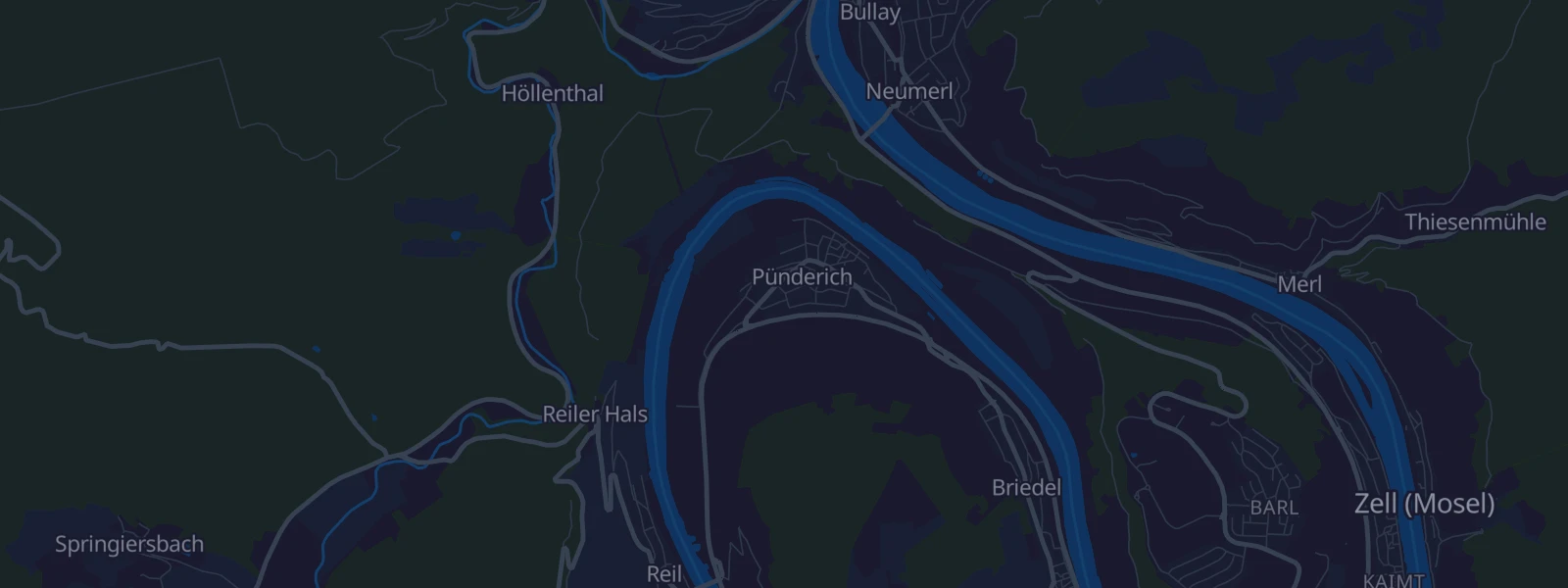 Karte von Pünderich