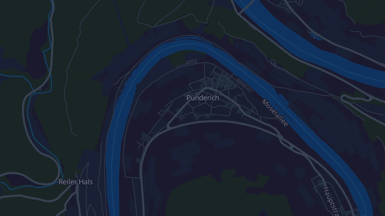 Karte von Pünderich