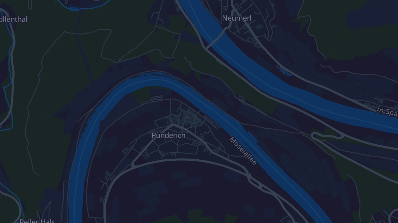 Karte von Pünderich
