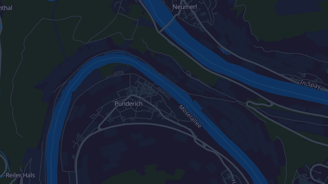 Karte von Pünderich
