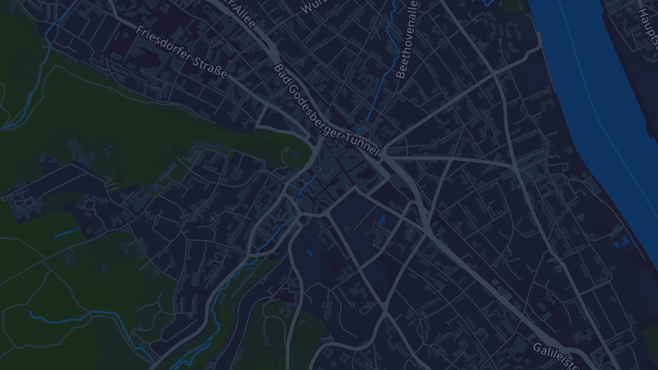 Karte von Bonn