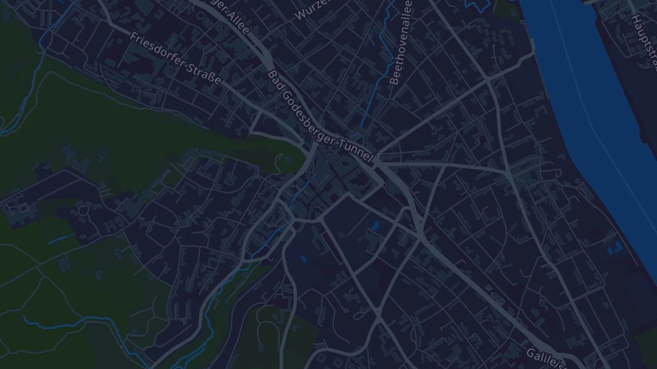 Karte von Bonn