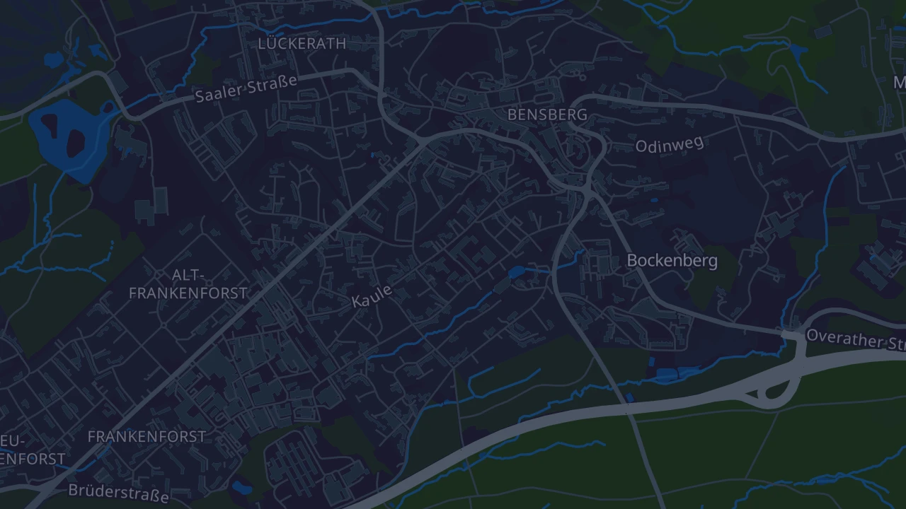 Karte von Bergisch Gladbach