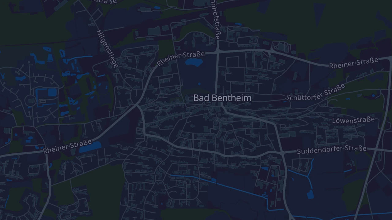 Karte von Bad Bentheim