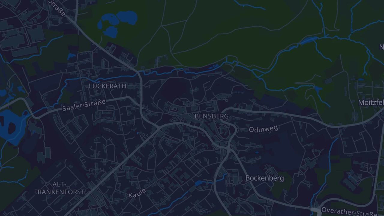 Karte von Bergisch Gladbach
