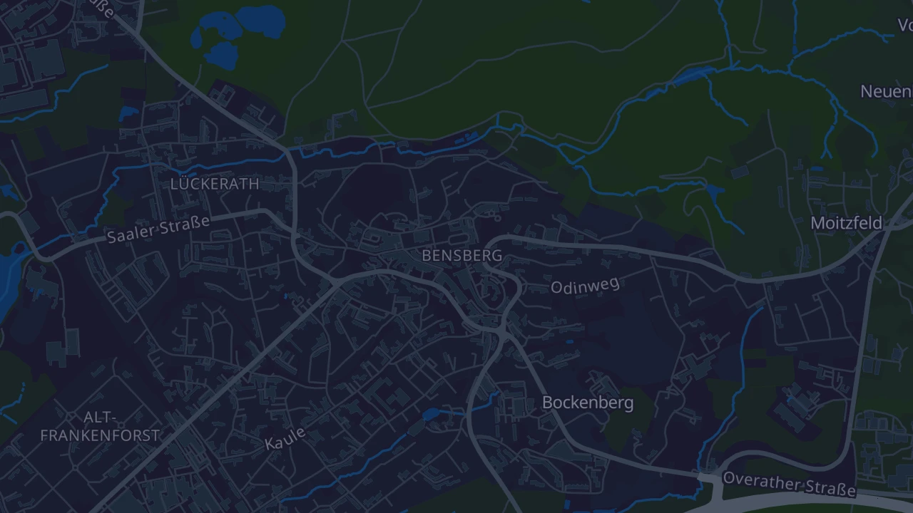 Karte von Bergisch Gladbach