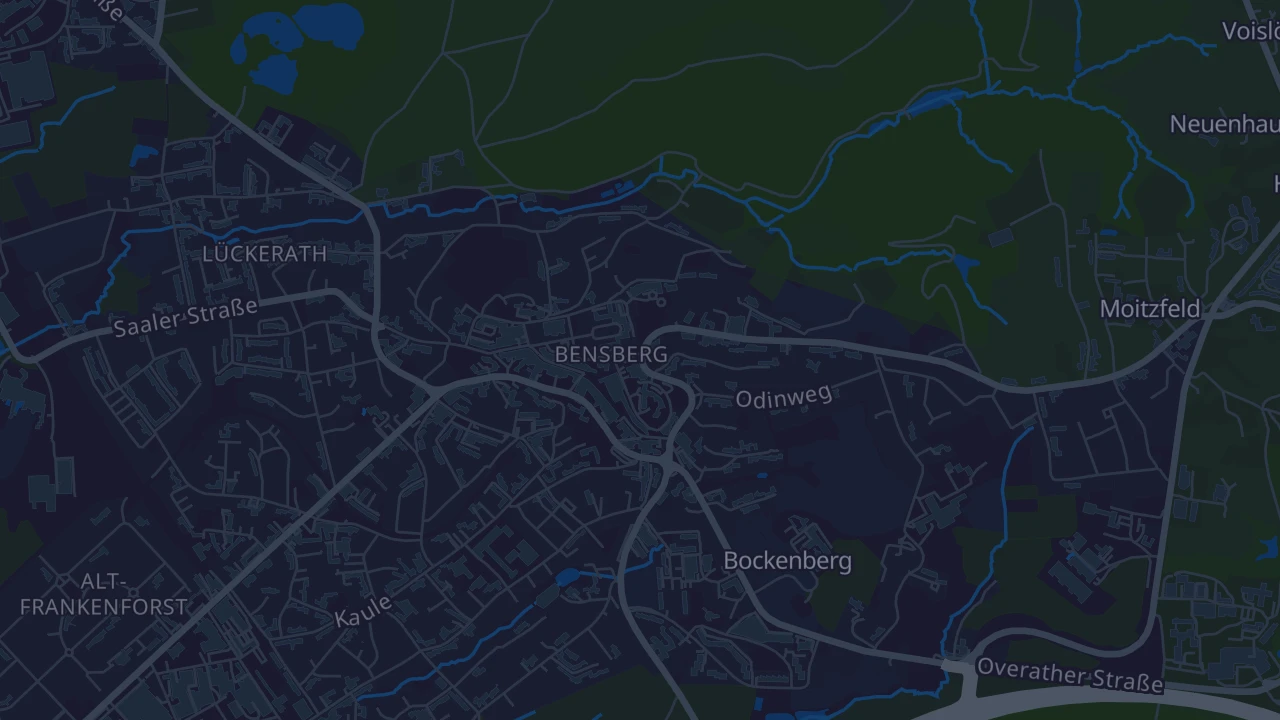 Karte von Bergisch Gladbach