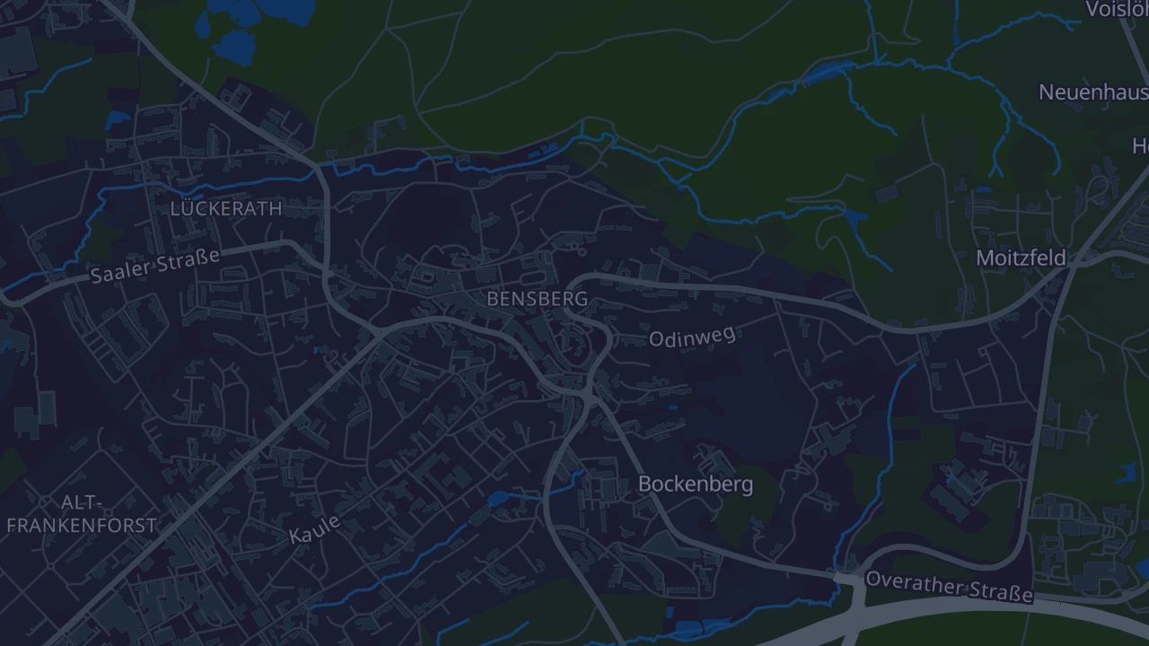 Karte von Bergisch Gladbach