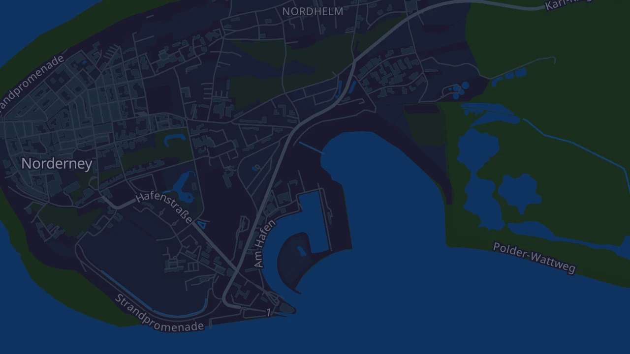 Karte von Norderney