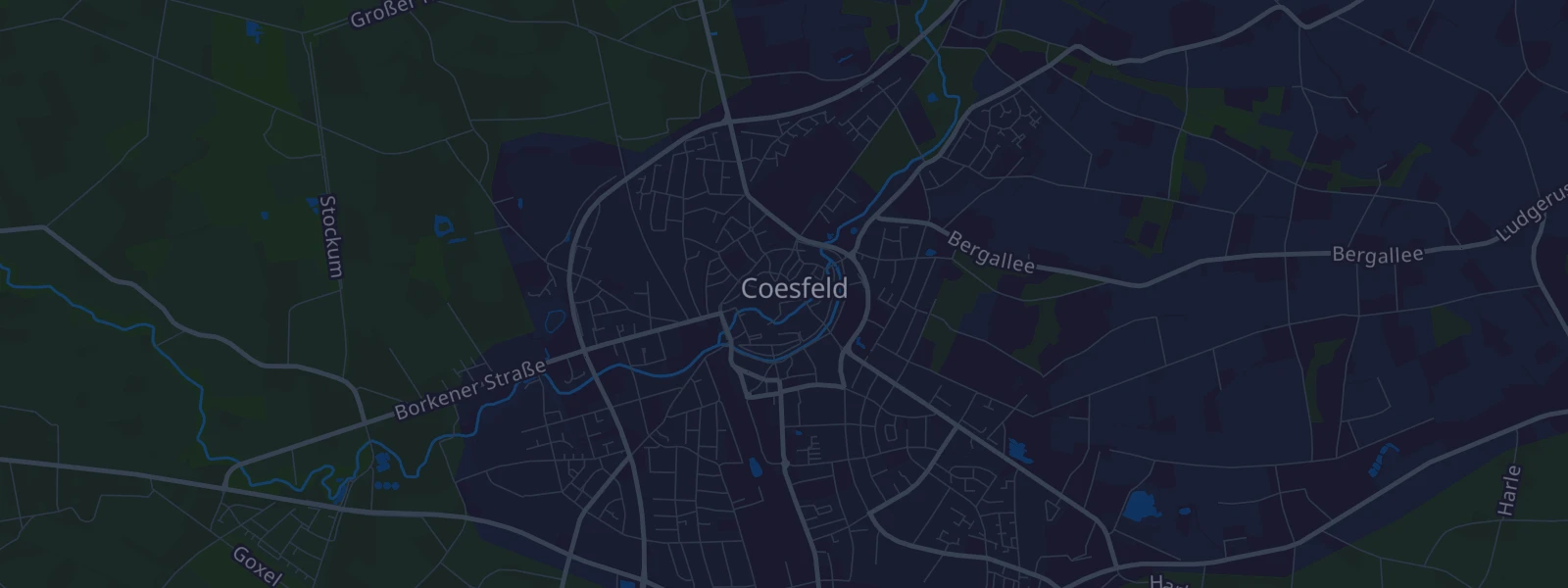 Karte von Coesfeld