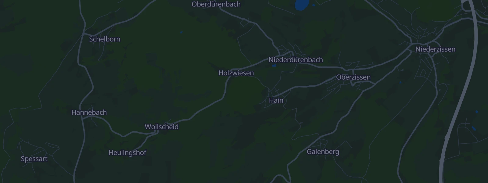 Karte von Niederdürenbach