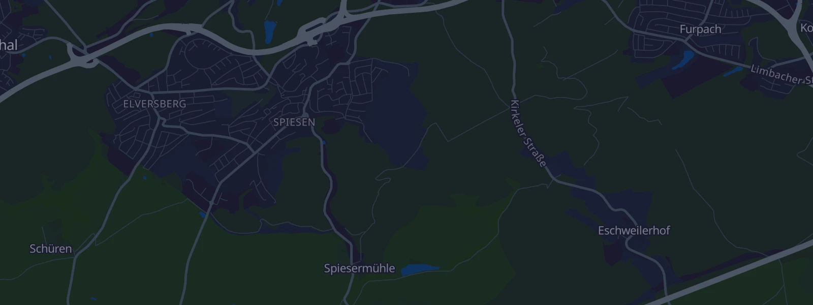 Karte von Spiesen-Elversberg