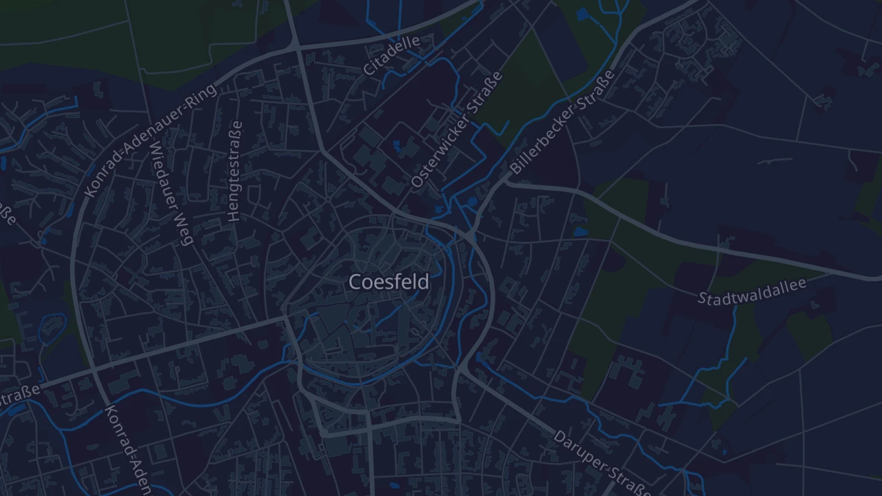 Karte von Coesfeld