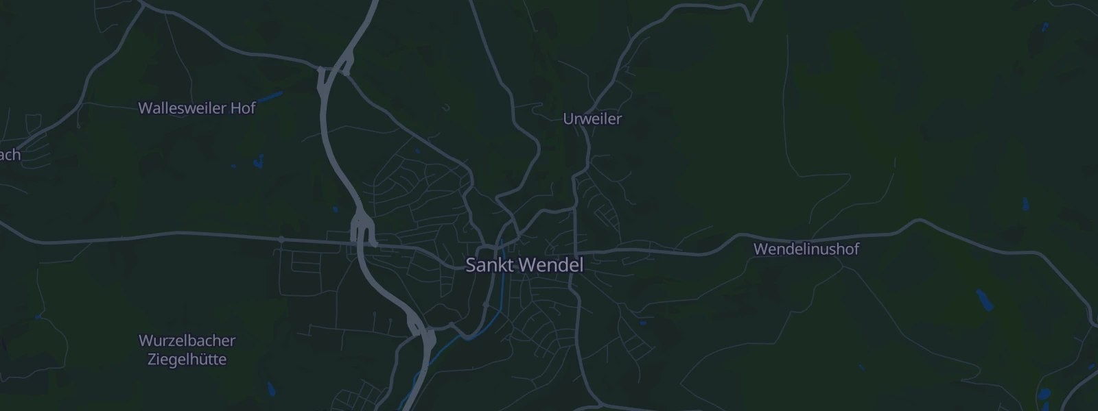 Karte von St. Wendel