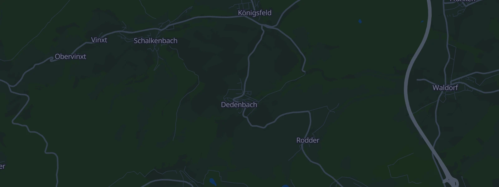 Karte von Dedenbach