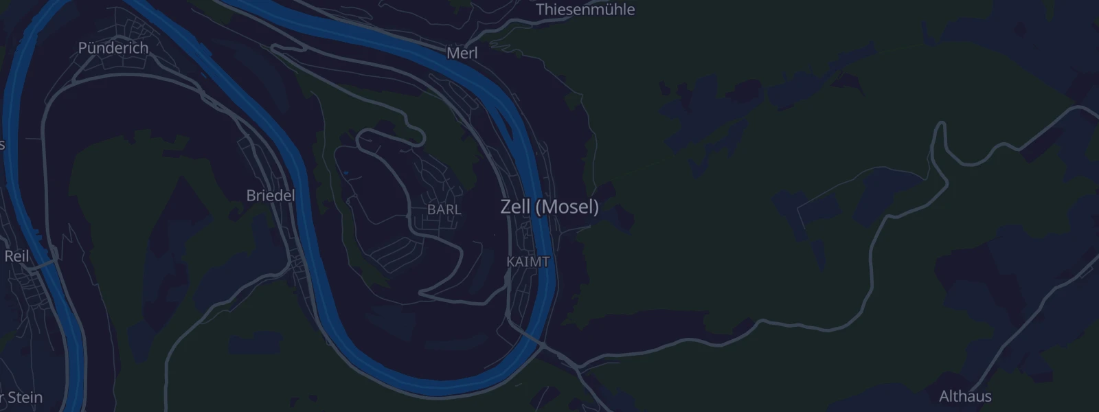 Karte von Zell (Mosel)