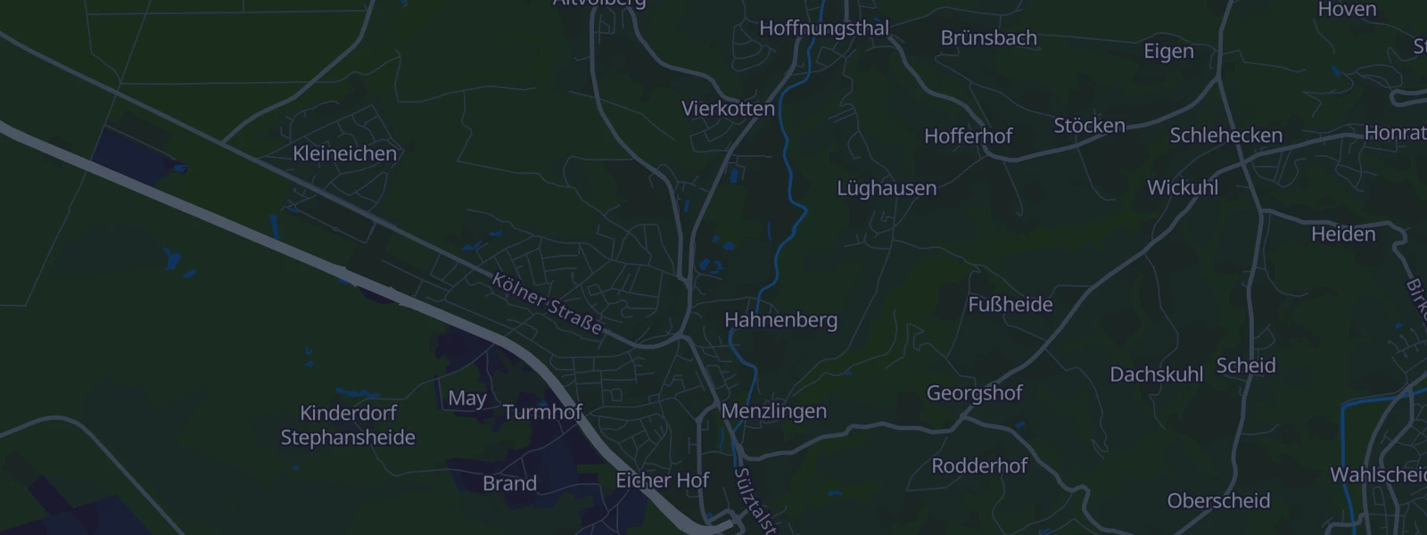 Karte von Rösrath