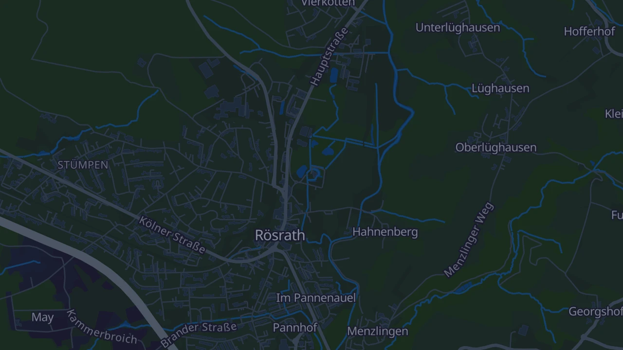 Karte von Rösrath