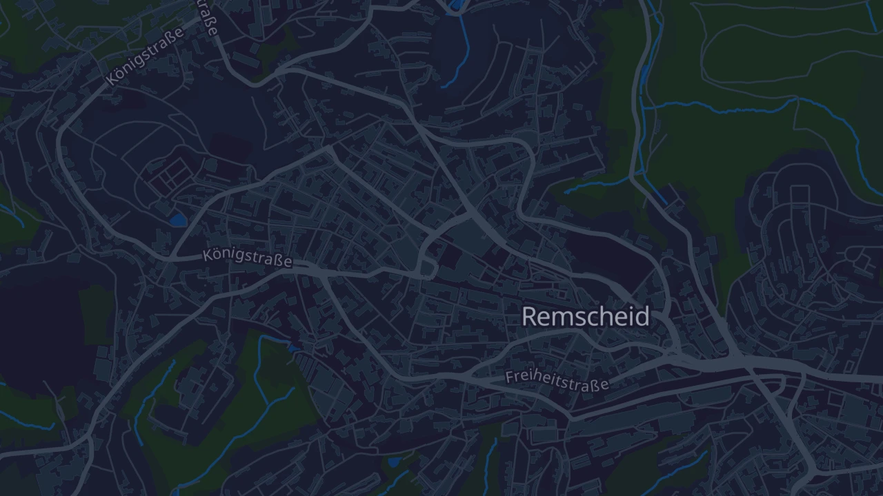 Karte von Remscheid