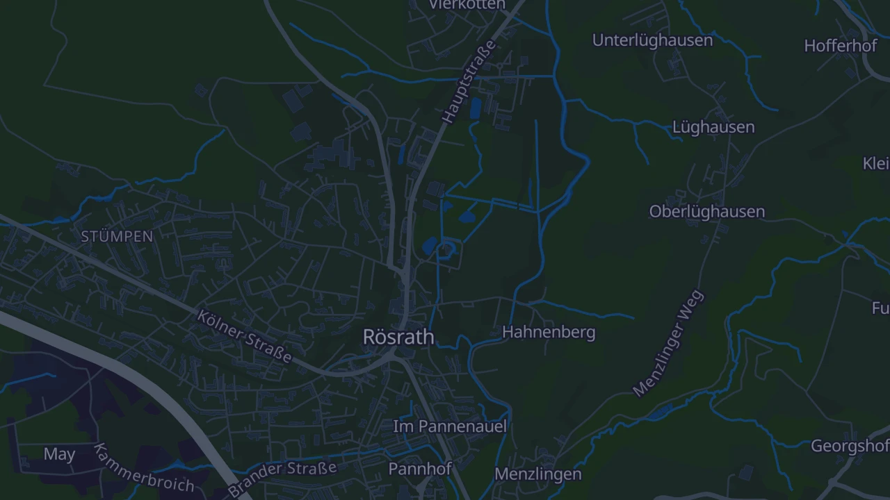 Karte von Rösrath