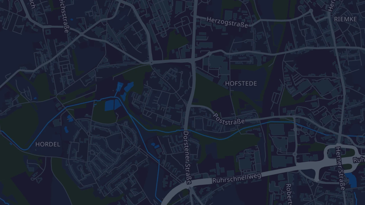 Karte von Bochum