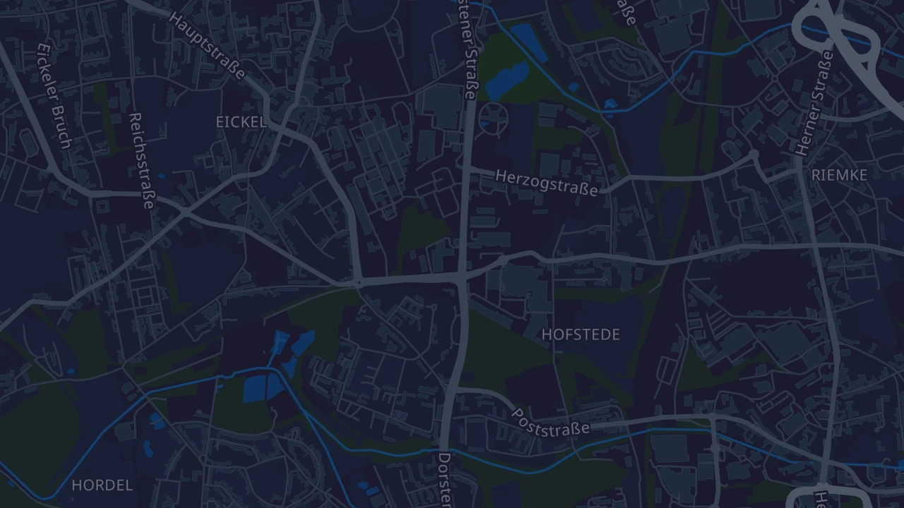 Karte von Bochum