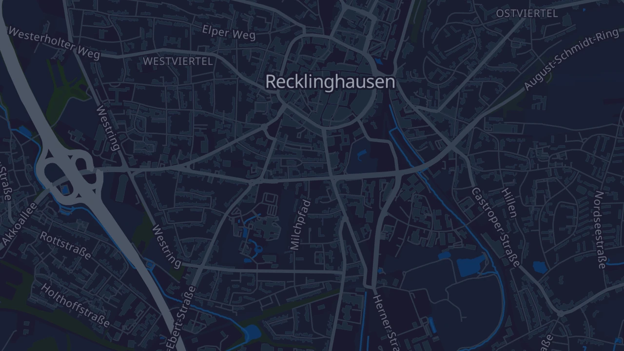 Karte von Recklinghausen