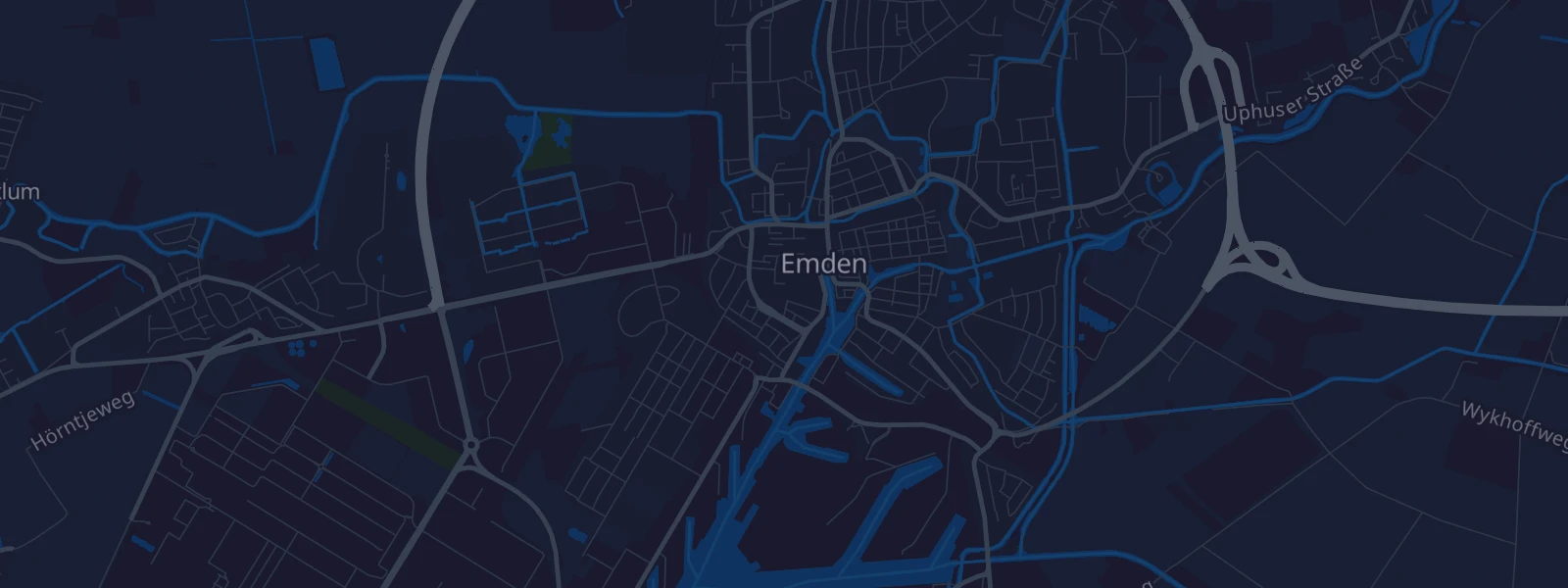 Karte von Emden