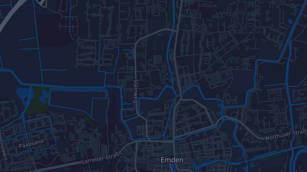 Karte von Emden