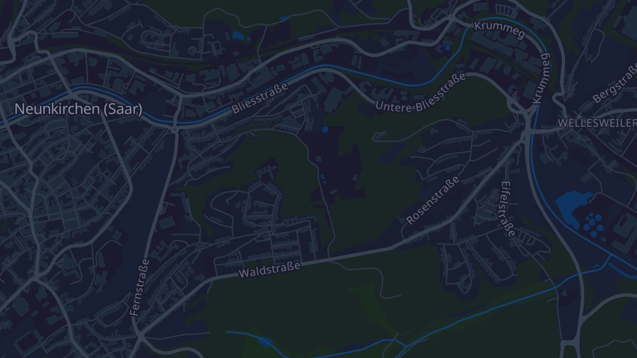 Karte von Neunkirchen/Saar