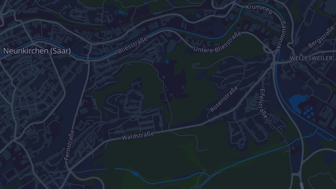 Karte von Neunkirchen/Saar