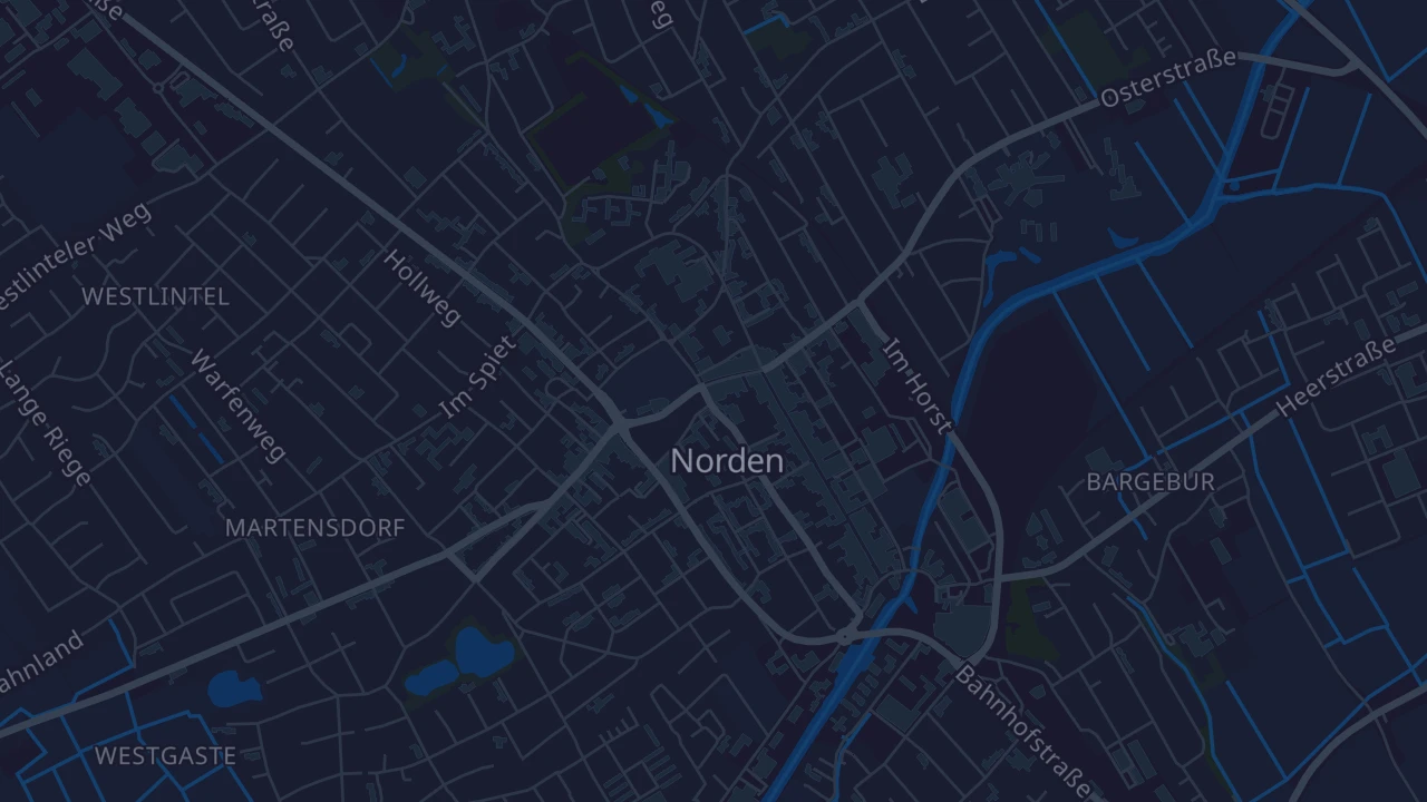 Karte von Norden