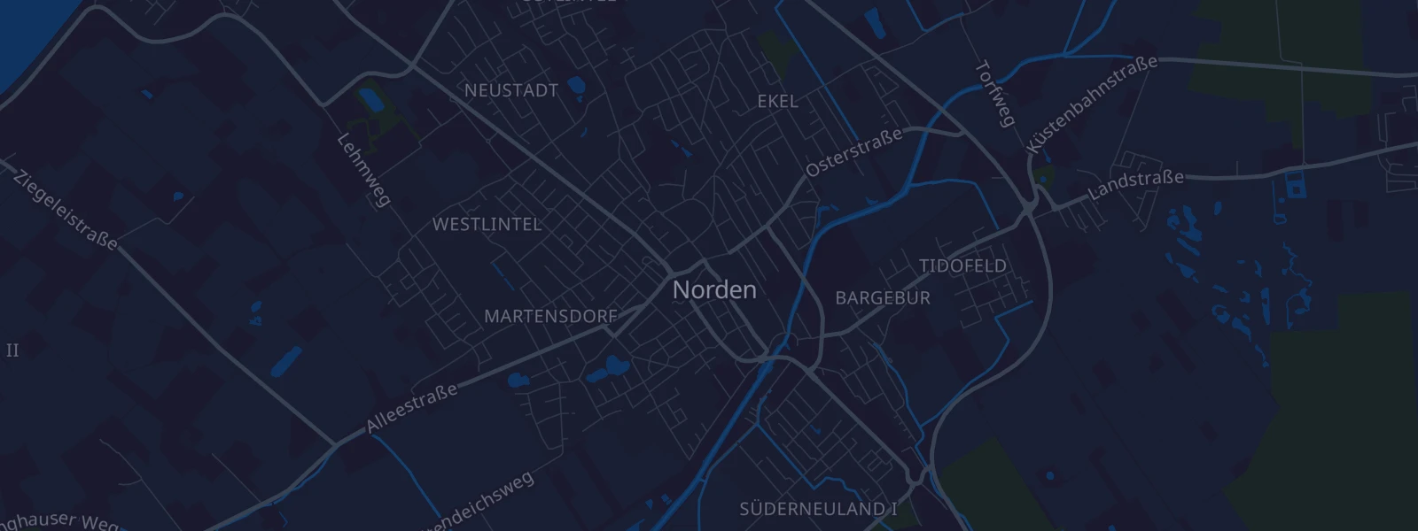 Karte von Norden